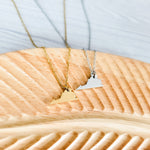 Virginia Pendant Necklace (Silver or Gold), 1 Total, Metal Blank 214 - 