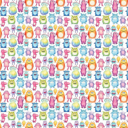 Watercolor Monsters Pattern Acrylic Sheets - CMB Pattern Acrylic