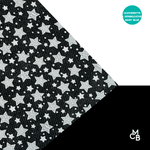 White Itty Bitty July 4th Stars Leatherette Sheets | Premium Quality laser safe leatherette