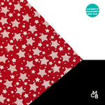 White Itty Bitty July 4th Stars Leatherette Sheets | Premium Quality laser safe leatherette