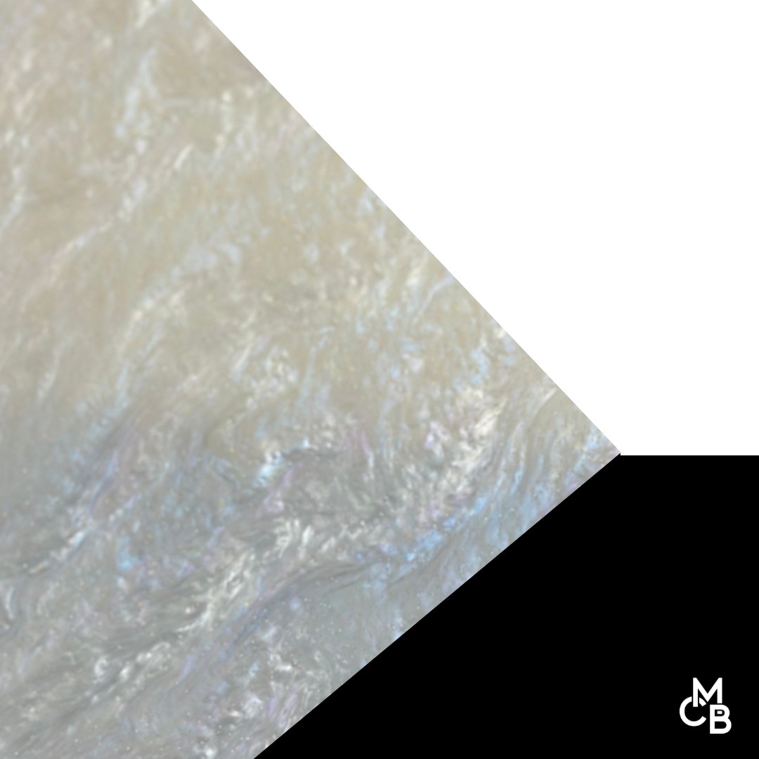 White Marbled Glitter Cast Acrylic | Marbled Acrylic Sheet | CMB Acrylic