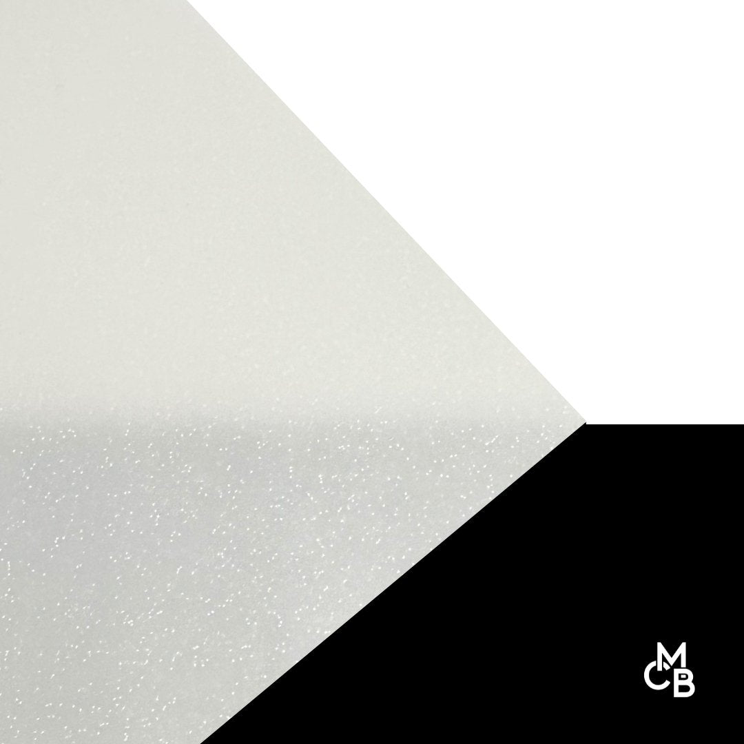 WhiteOut Glitter Cast Acrylic | Glitter Acrylic Sheet | CMB Acrylic