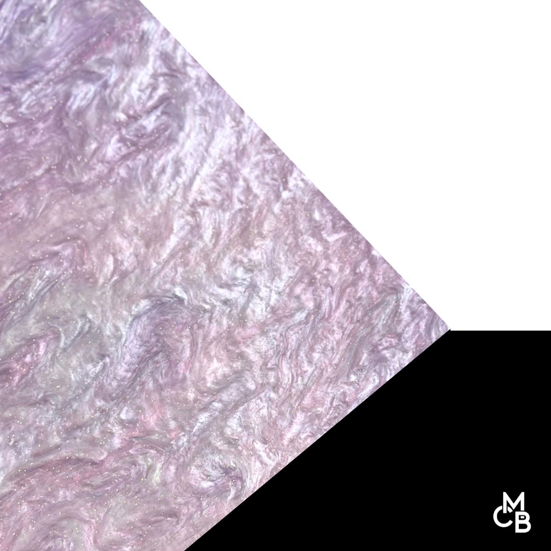 Wildflower Marbled Glitter Cast Acrylic | Marbled Acrylic Sheet | CMB Acrylic