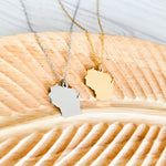 Wisconsin Pendant Necklace (Silver or Gold), 1 Total, Metal Blank 208 - 