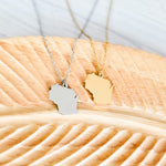 Wisconsin Pendant Necklace (Silver or Gold), 1 Total, Metal Blank 208 - 