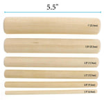 Wooden Dowel Set (6 Piece), 1 Set, Tool 32 - 