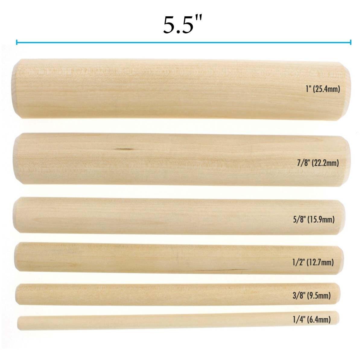 Wooden Dowel Set (6 Piece), 1 Set, Tool 32 - 