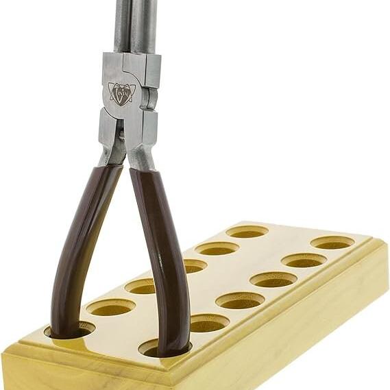 Wooden Pliers Stand for 6 Pliers, Quantity 1, Tool 34 - 