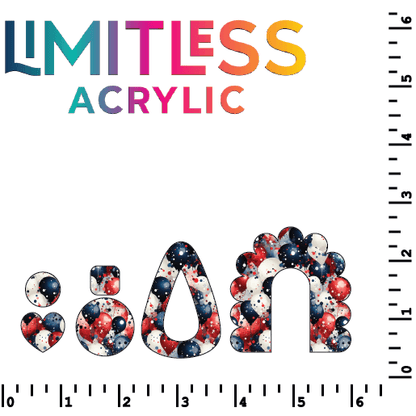 1776 Pattern Acrylic Sheets - CMB Pattern Acrylic
