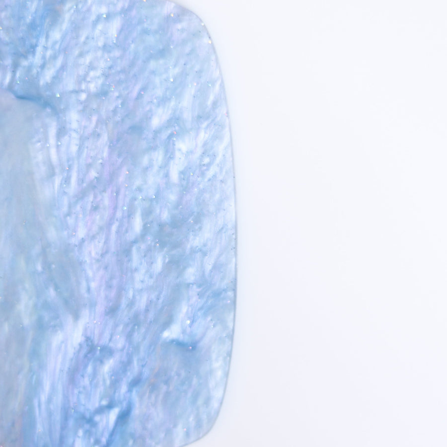 1/8" Baby Blue Marbled Glitter Acrylic Sheet - Acrylic Sheets