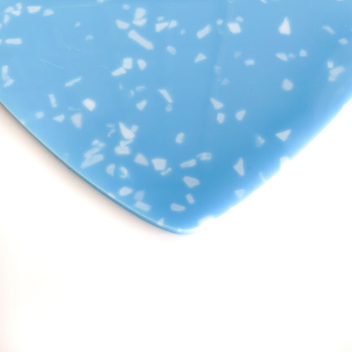 1/8" Baby Blue Terrazzo Stone Cast Acrylic Sheets - Acrylic Sheets