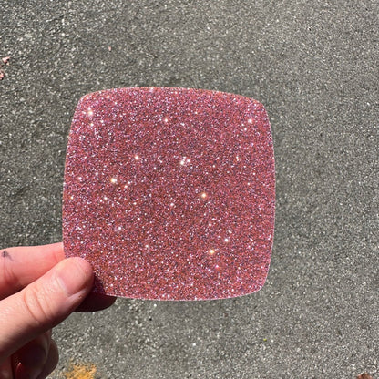 1/8" Baby Pink Glitter Cast Acrylic Sheets - Acrylic Sheets