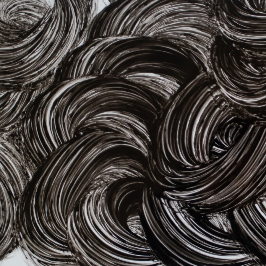 1/8" Black Brushstrokes Cast Acrylic Sheets - Acrylic Sheets