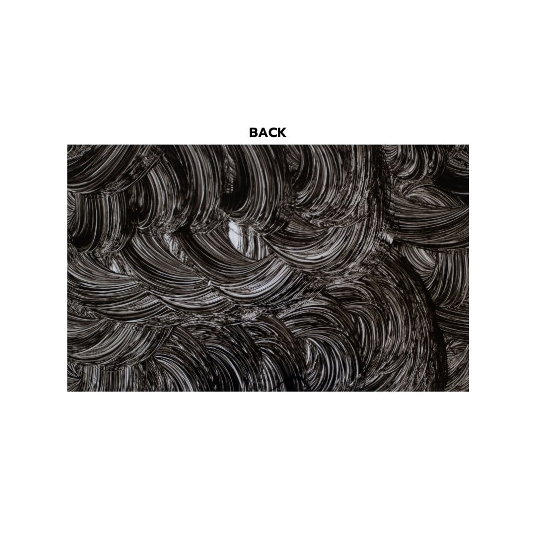 1/8" Black Brushstrokes Cast Acrylic Sheets - Acrylic Sheets