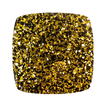 Black & Gold Glitter Dots Cast Acrylic Sheets - Glitter Acrylic Sheets