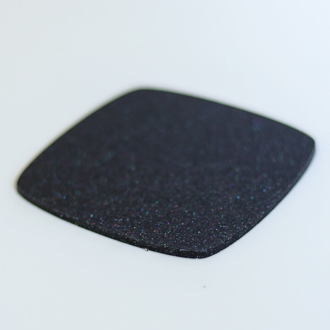 1/8" Black Holographic Glitter Acrylic Sheet - Acrylic Sheets