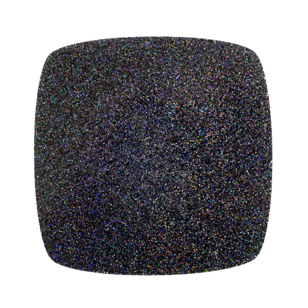 1/8" Black Holographic Glitter Cast Acrylic Sheets - Acrylic Sheets