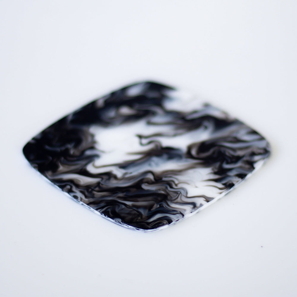 Black Licorice Creme Swirl Acrylic Sheet - CMB Acrylic - Local Plastics Supplier & Wholesale Acrylic Sheet Distributor