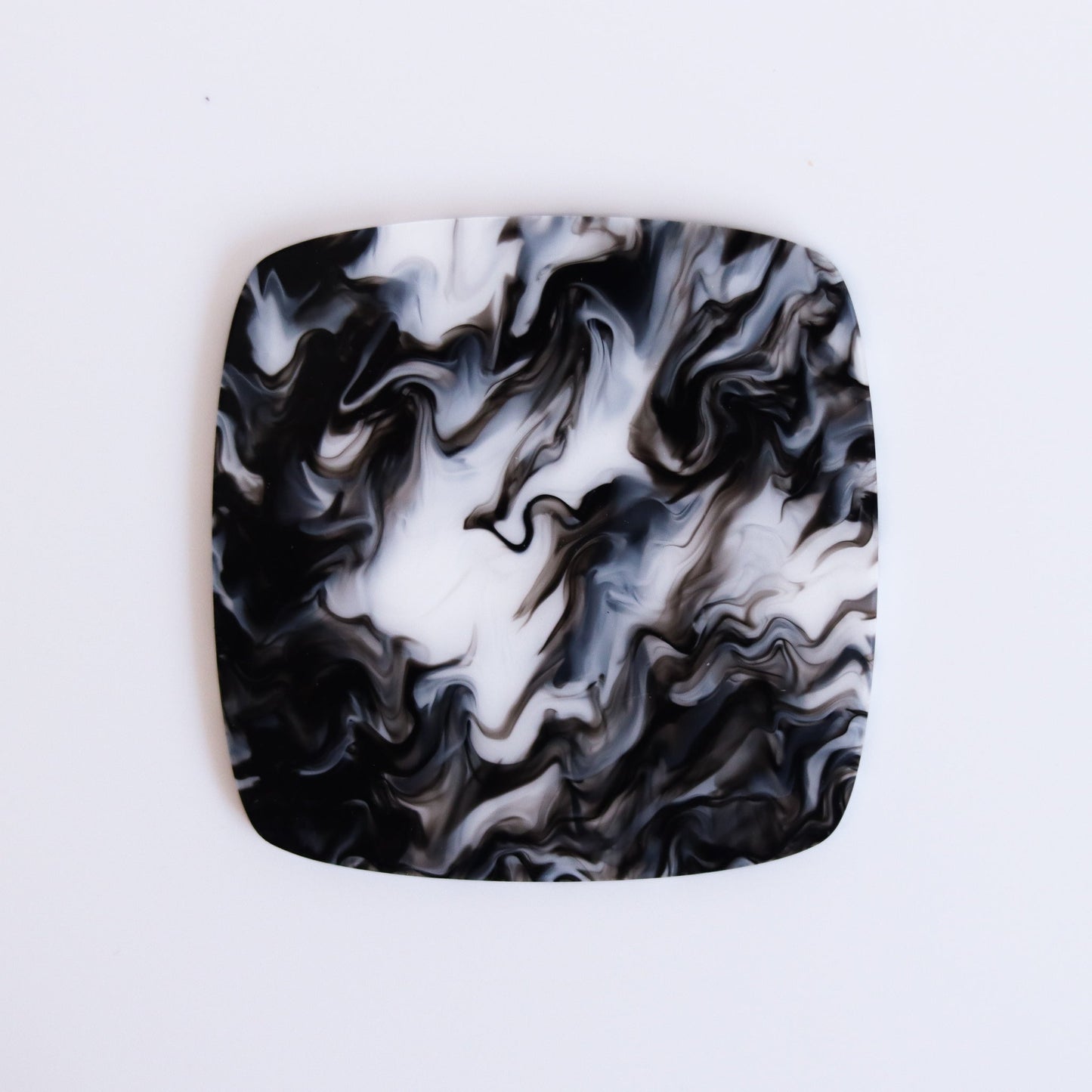 Black Licorice Creme Swirl Acrylic Sheet - CMB Acrylic - Local Plastics Supplier & Wholesale Acrylic Sheet Distributor