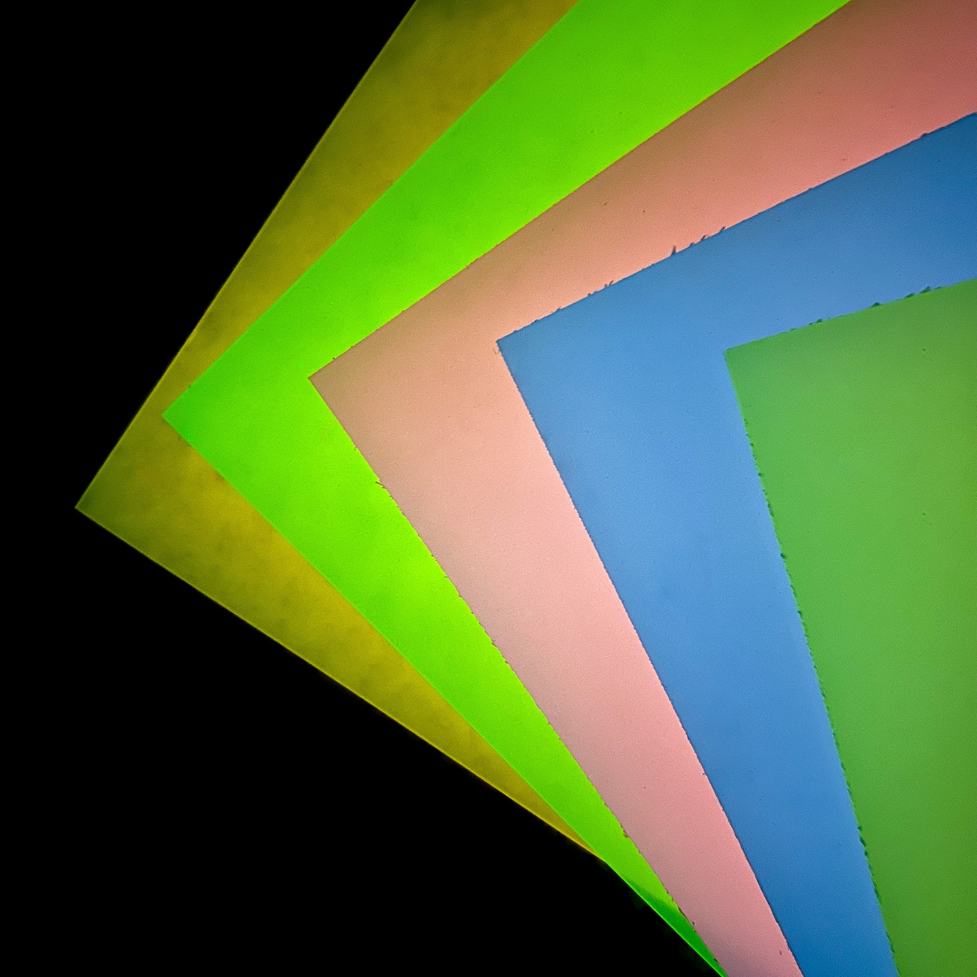 1/8" Blue Glow in the Dark Cast Acrylic Sheets - Acrylic Sheets