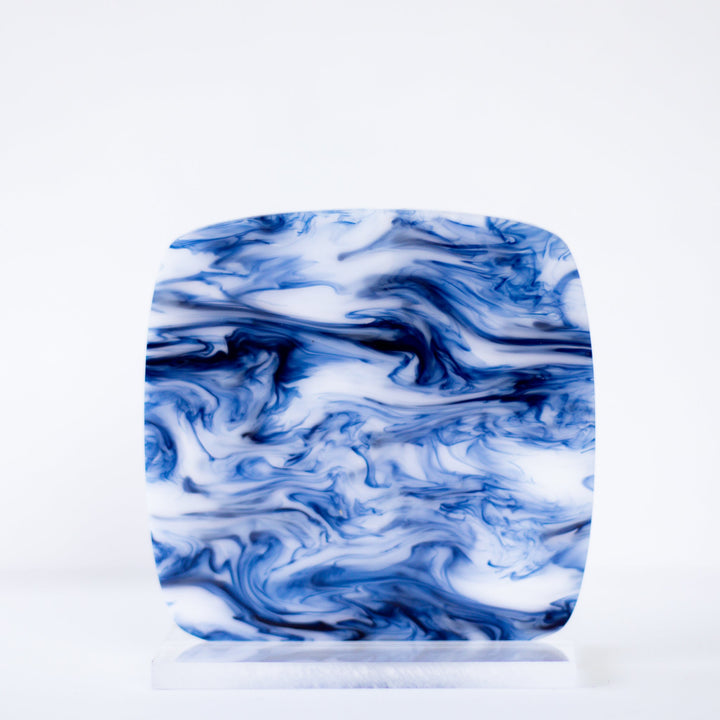1/8" Blueberry Creme Swirl Acrylic Sheet - Acrylic Sheets