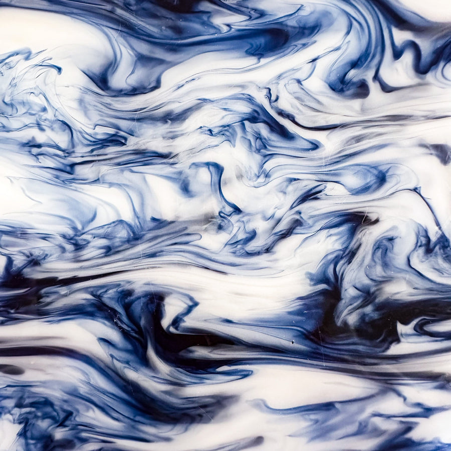 1/8" Blueberry Creme Swirl Cast Acrylic Sheets - Acrylic Sheets