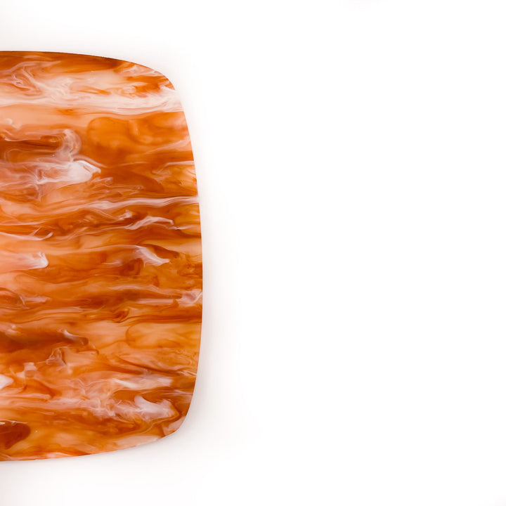 1/8" Butterscotch Creme Swirl Cast Acrylic Sheets - Acrylic Sheets
