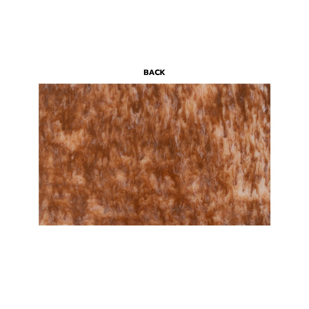 1/8" Butterscotch Creme Swirl Cast Acrylic Sheets - Acrylic Sheets