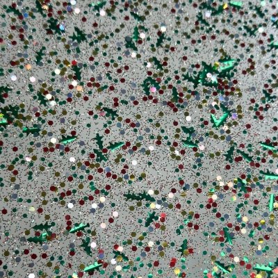 1/8" Christmas Tree Confetti Shape Glitter Cast Acrylic Sheets - Acrylic Sheets