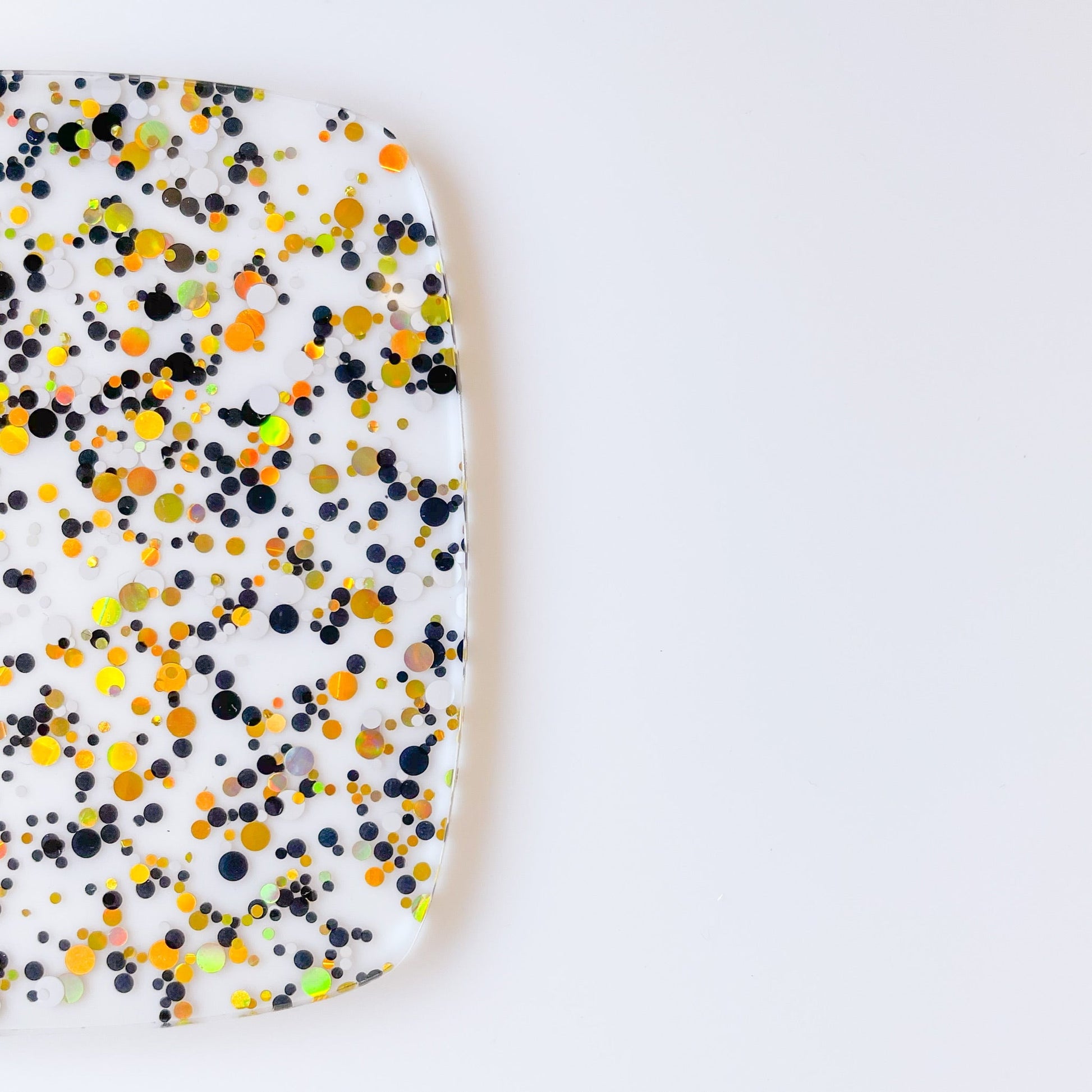1/8" Classy Dots Confetti Cast Acrylic Sheets - Acrylic Sheets