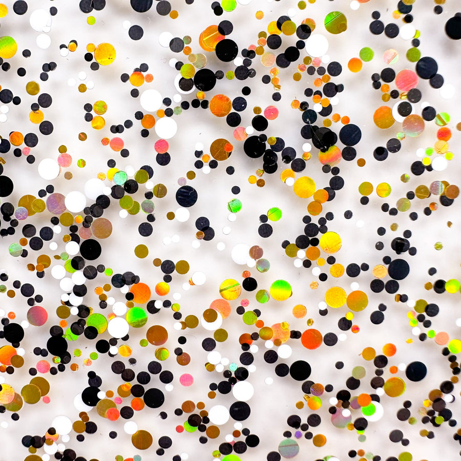 1/8" Classy Dots Confetti Cast Acrylic Sheets - Acrylic Sheets
