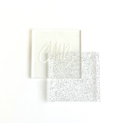 1/8" Clear Glitter Jellies Acrylic Sheet - Acrylic Sheets