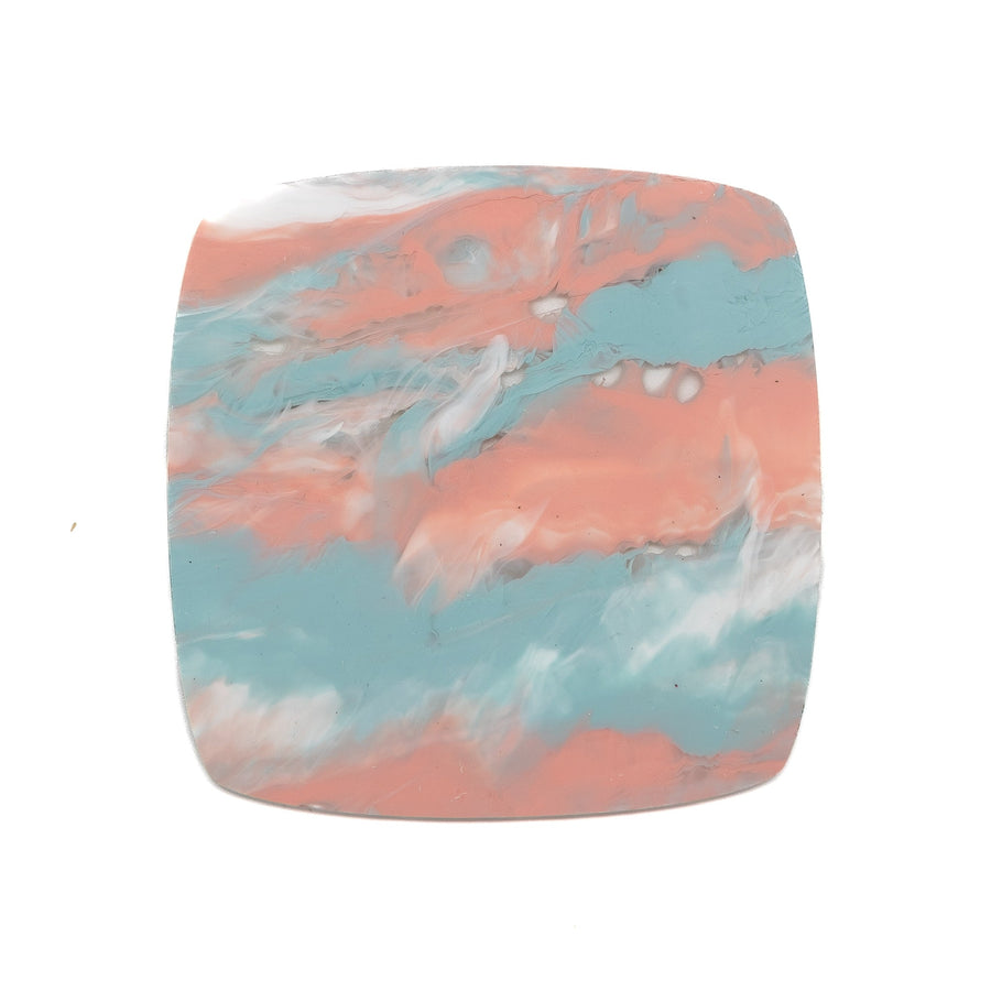 1/8" Coastal Serenity Paint Pour Cast Acrylic Sheets - Acrylic Sheets