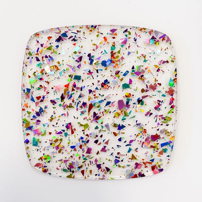 1/8" Confetti Crystal Flake Cast Acrylic Sheets - Acrylic Sheets