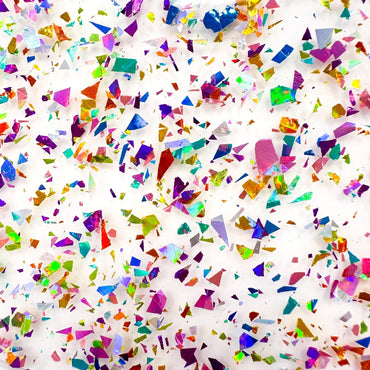 1/8" Confetti Crystal Flake Cast Acrylic Sheets - Acrylic Sheets