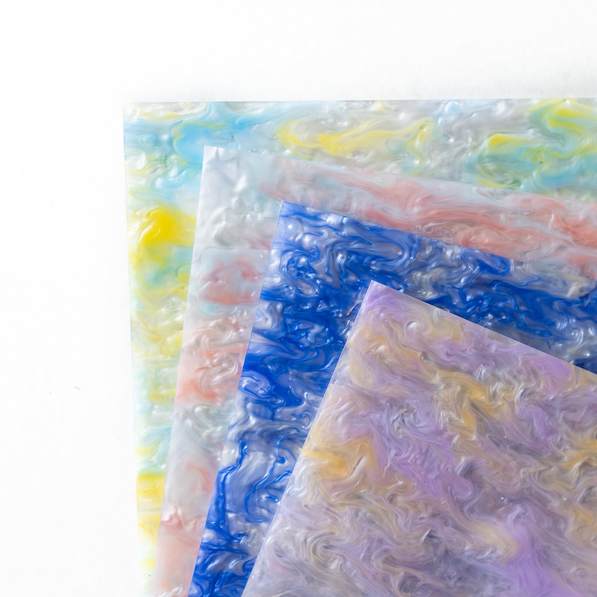 1/8" Cotton Candy Pastel Pearl Cast Acrylic Sheets - Acrylic Sheets