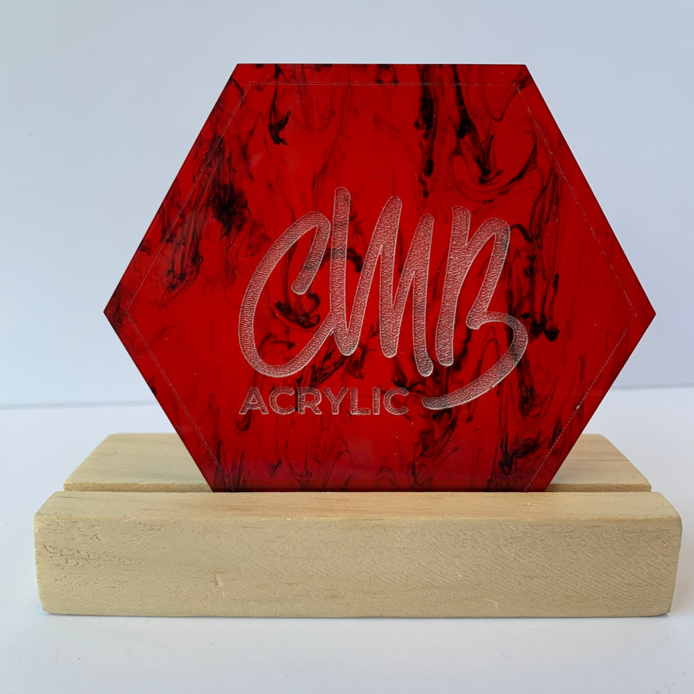 1/8" Crimson Smoke Acrylic Sheet - Acrylic Sheets