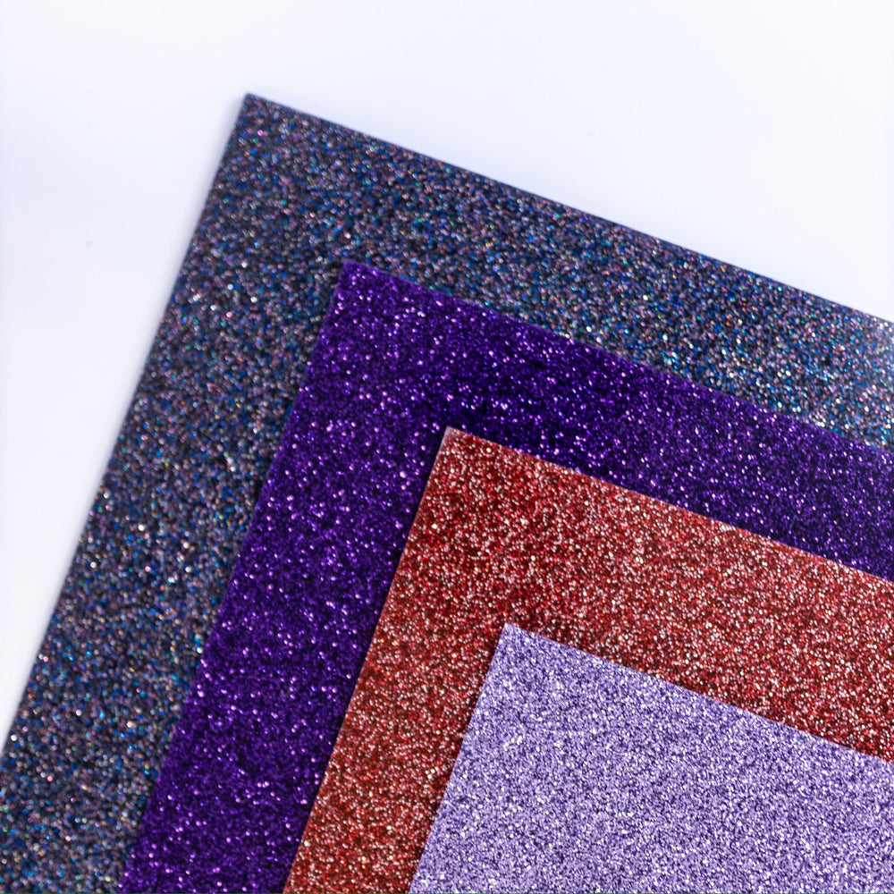 1/8" Deep Purple Glitter Cast Acrylic Sheets - Acrylic Sheets