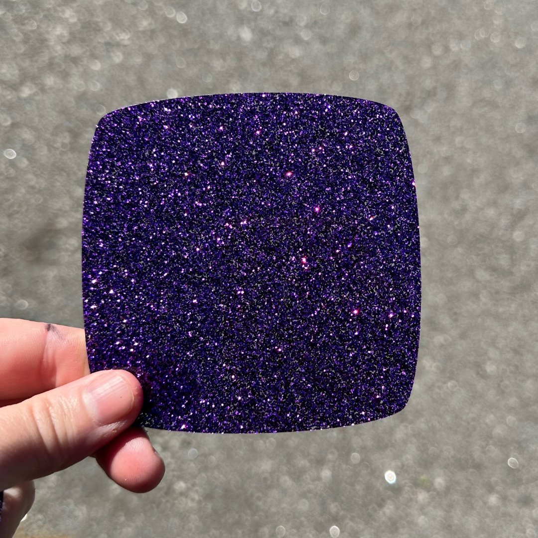 1/8" Deep Purple Glitter Cast Acrylic Sheets - Acrylic Sheets