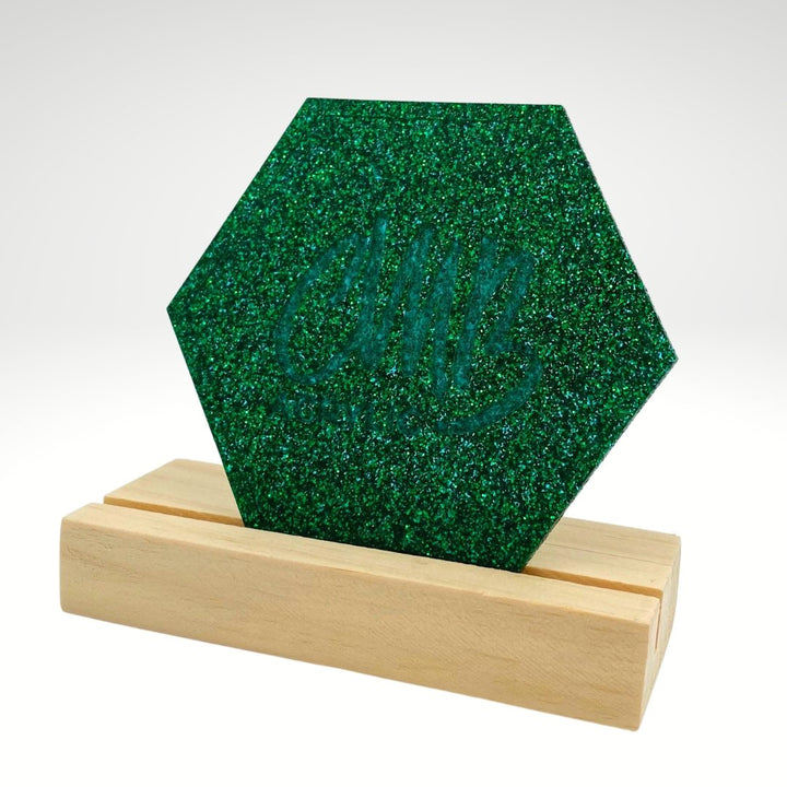 1/8" Emerald Green Glitter Acrylic Sheet - Acrylic Sheets