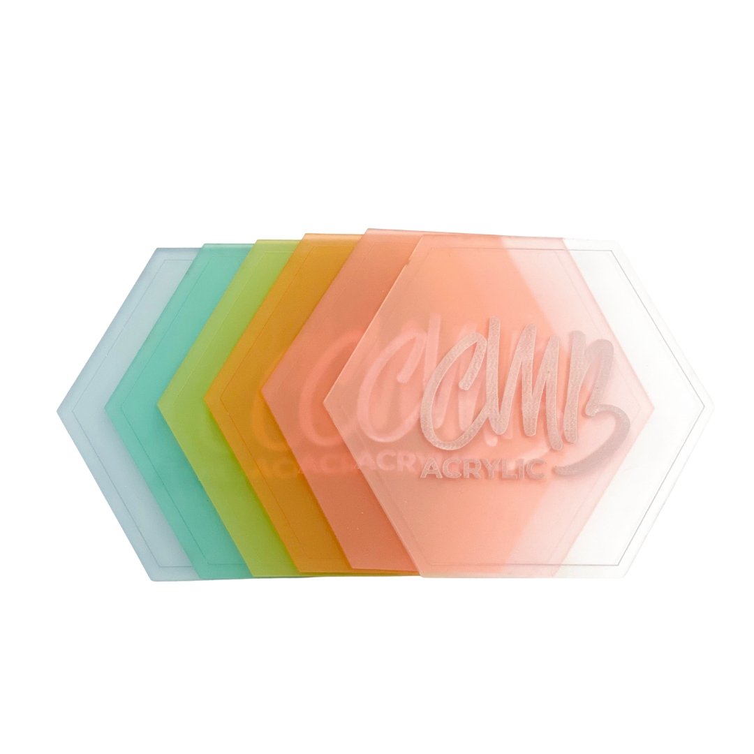 Frosted Clear Acrylic Sheet - Frosted Matte Acrylic Sheets