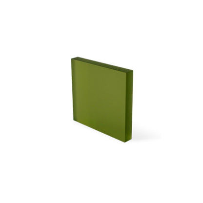 1/8" Frosted Olive Acrylic Sheet - Acrylic Sheets