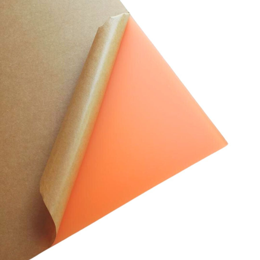 1/8" Frosted Orange Cast Acrylic Sheets Single Sided Matte - Acrylic Sheets