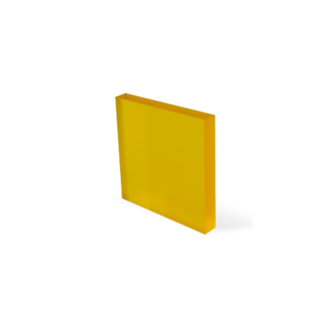 1/8" Frosted Sunset Yellow Acrylic Sheet - Acrylic Sheets