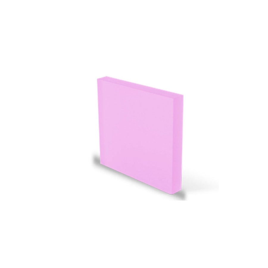1/8" Frosted Taffetta Pink Acrylic Sheet - Acrylic Sheets