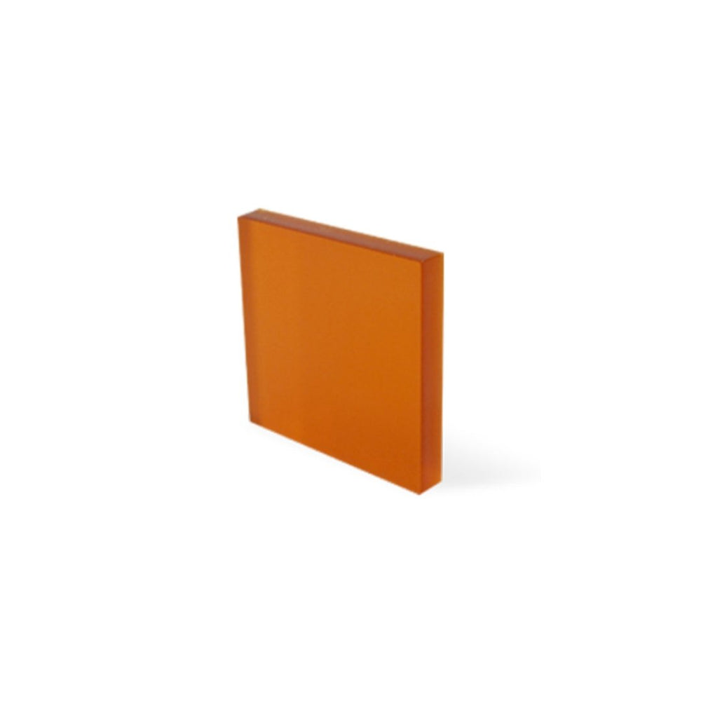 1/8" Frosted Tropical Orange Acrylic Sheet - Acrylic Sheets