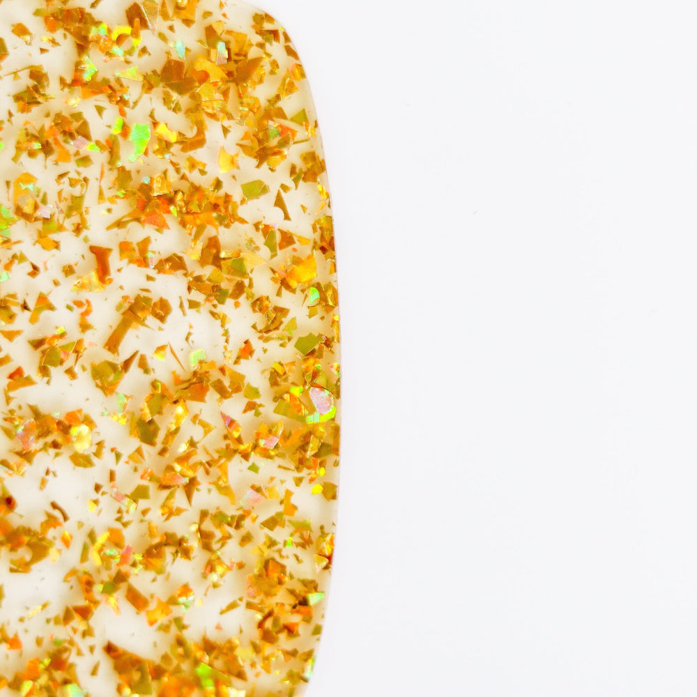 1/8" Gold Holo Crystal Flake Acrylic Sheet - Acrylic Sheets