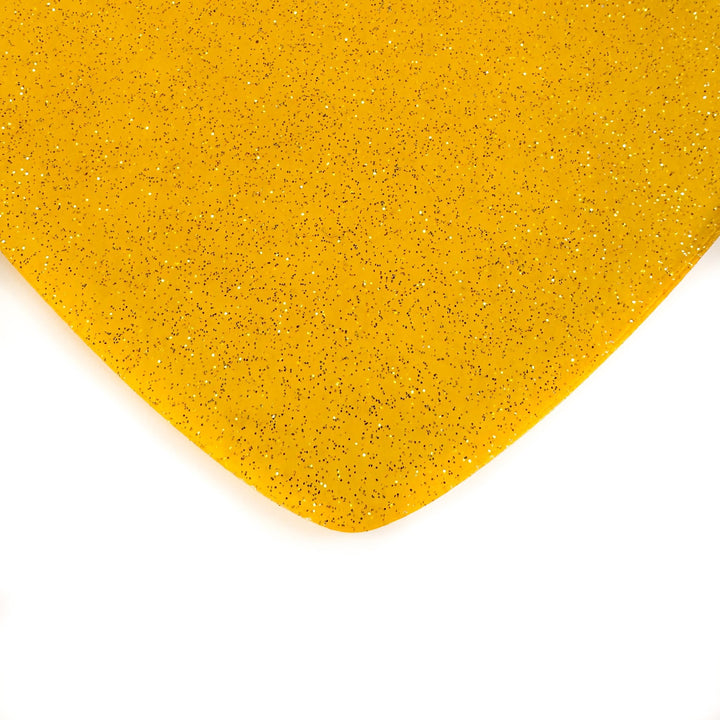 1/8" Golden Yellow Glitter Jellies Cast Acrylic Sheets - Acrylic Sheets