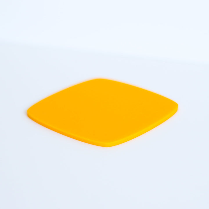 1/8" Golden Yellow Matte/Gloss Cast Acrylic Sheets - Acrylic Sheets