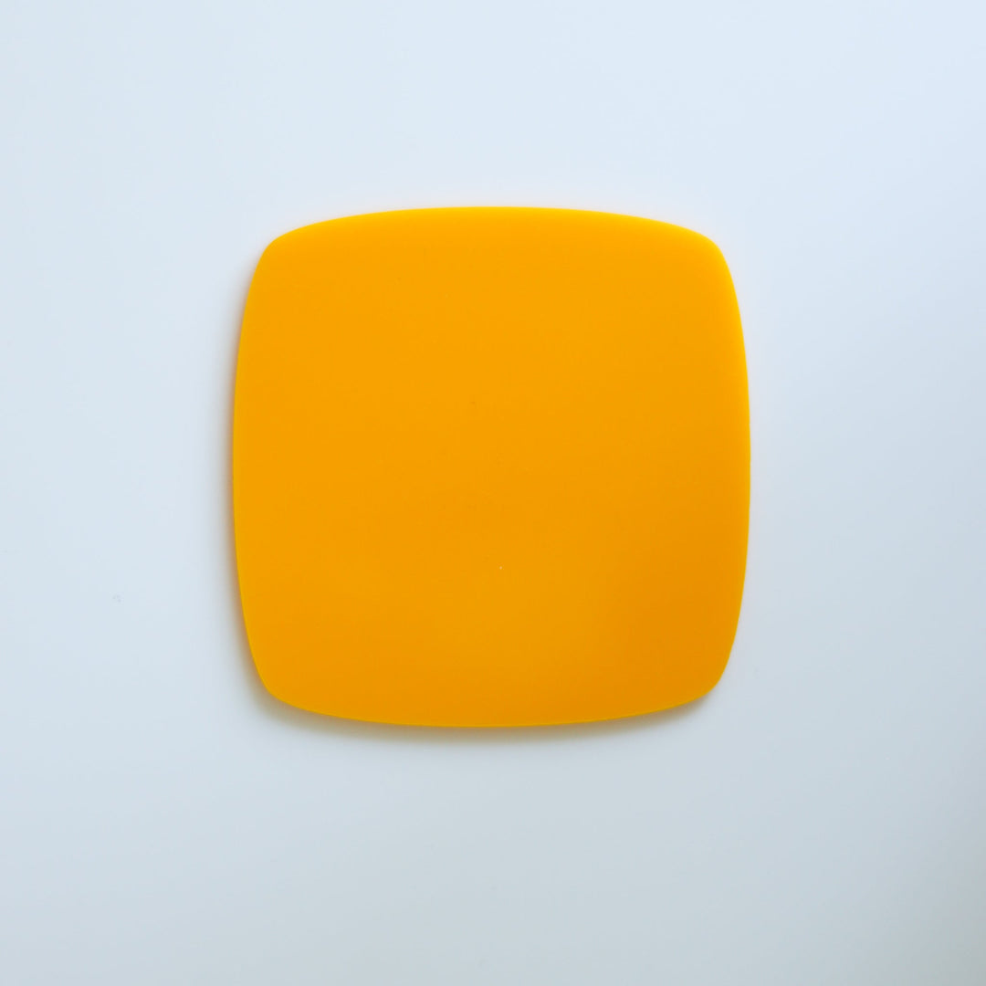 1/8" Golden Yellow Matte/Gloss Cast Acrylic Sheets - Acrylic Sheets